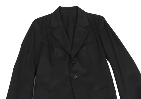 Y's Wool Gaba Hem Frill Jacket K-160722_003