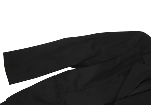 Y's Wool Gaba Hem Frill Jacket K-160722_007