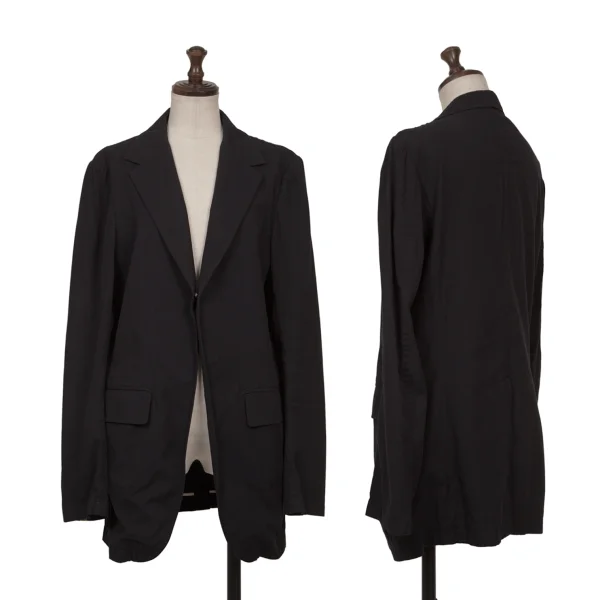 Y's Cotton Rayon Jacket Navy 3 K-160723_001