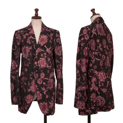 Y's Floral Sketch Print Jacket
