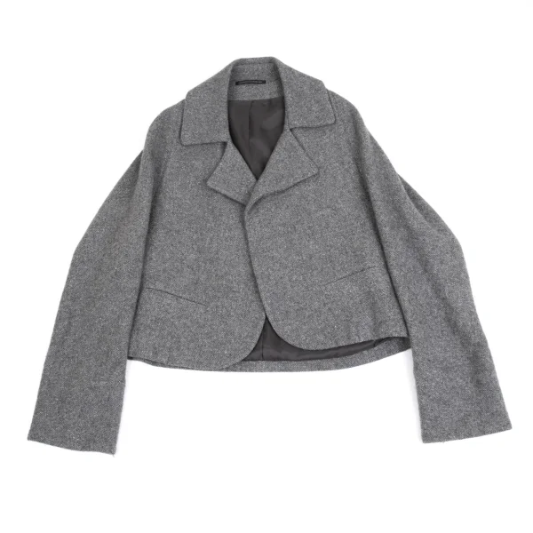 Y's Wool Silk Tweed Jacket K-160727_002
