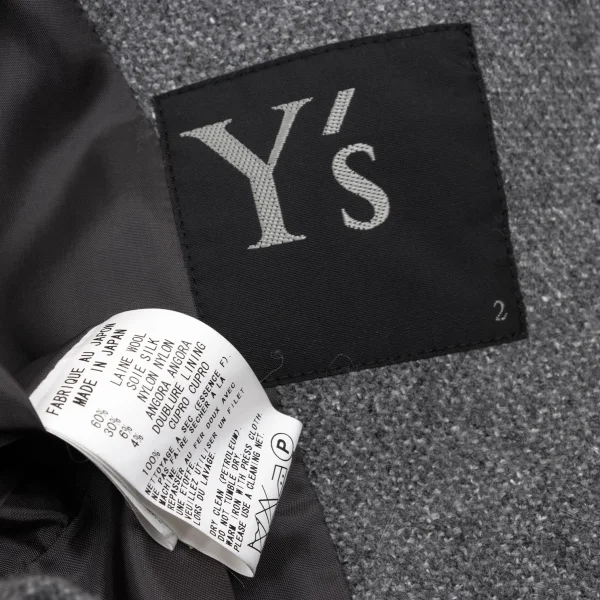 Y's Wool Silk Tweed Jacket K-160727_015