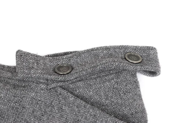 Y's Wool Silk Tweed Skirt K-160728_004