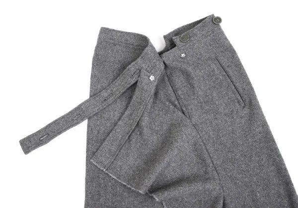 Y's Wool Silk Tweed Skirt K-160728_005
