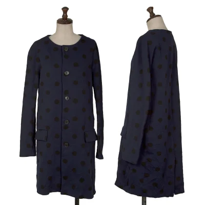Y's Dot Wrinkled Long Jacket