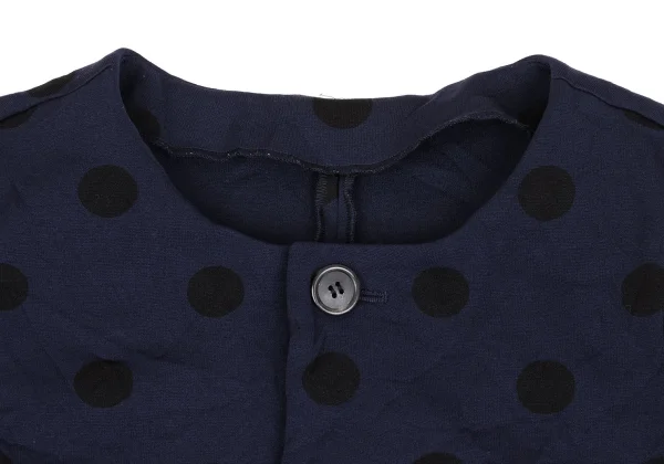 Y's Dot Wrinkled Long Jacket K-160735_004