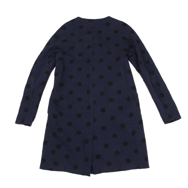 Y's Dot Wrinkled Long Jacket K-160735_015