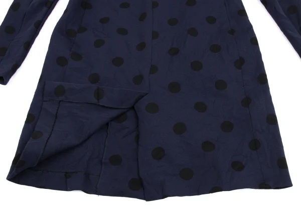 Y's Dot Wrinkled Long Jacket K-160735_016