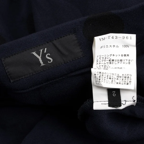 Y's Dot Wrinkled Tuck Skirt K-160736_013