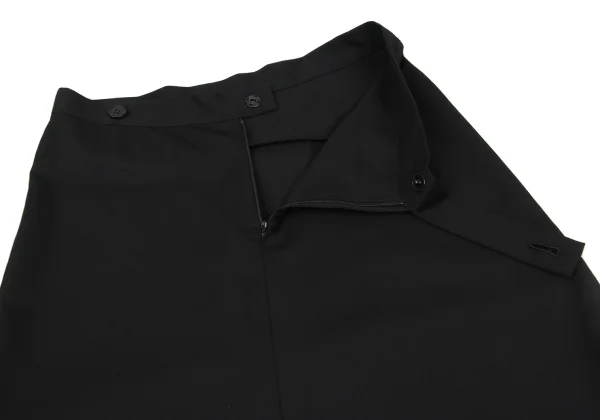Y's Wool Gaba Back Frill Skirt K-160739_006