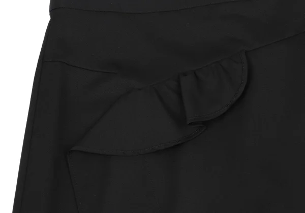 Y's Wool Gaba Back Frill Skirt K-160739_011