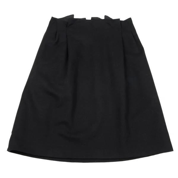 Y's Wool Blend Brushed Skirt K-160740_002