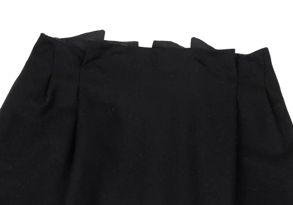 Y's Wool Blend Brushed Skirt K-160740_003