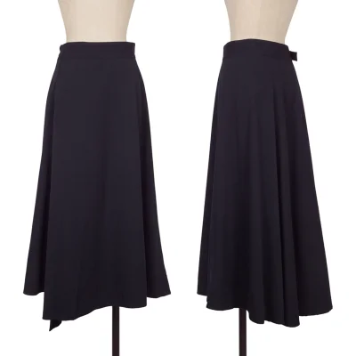 Y's Wool Rayon Flared Skirt