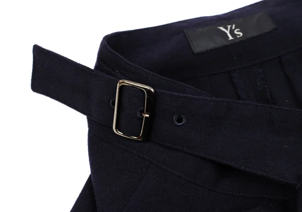 Y's Wool Rayon Flared Skirt K-160741_004