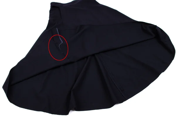 Y's Wool Rayon Flared Skirt K-160741_008