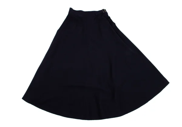 Y's Wool Rayon Flared Skirt K-160741_010