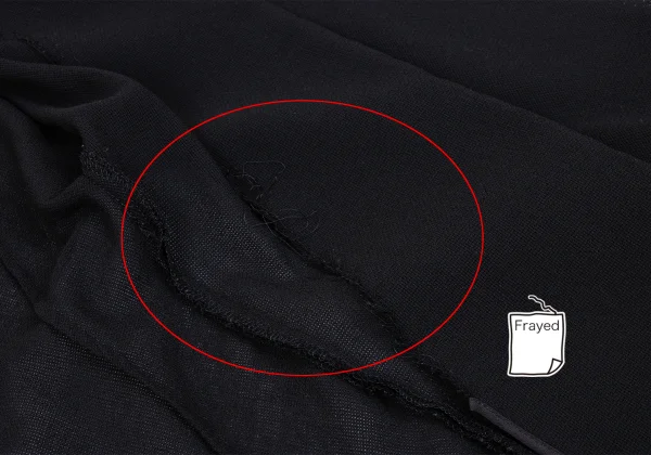 Yohji Yamamoto FEMME Sheer Wool Buttonless Long Jacket K-160744_011