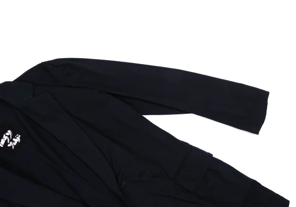 Yohji Yamamoto NOIR Poly Cotton Shoulder Puckering Jacket K-160745_006
