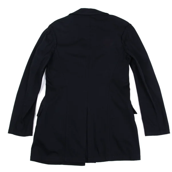 Yohji Yamamoto NOIR Poly Cotton Shoulder Puckering Jacket K-160745_014