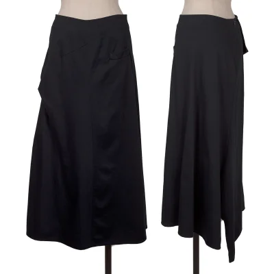 Yohji Yamamoto NOIR Poly Cotton Front Pocket Skirt