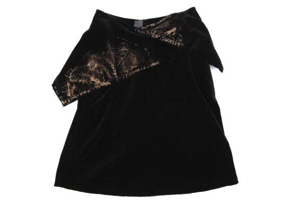 Yohji Yamamoto NOIR Bleached Velvet Jacket & Skirt K-160750_014