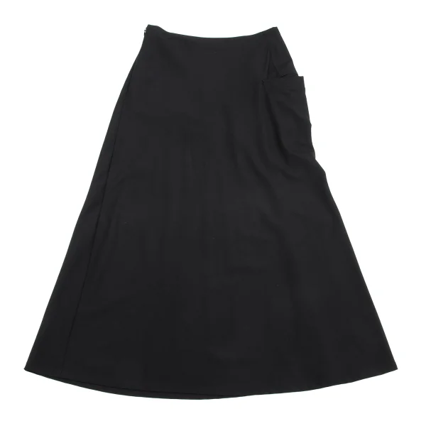 Yohji Yamamoto NOIR Wool Side Pocket Skirt K-160751_002