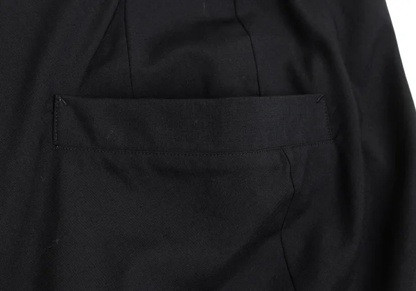 Yohji Yamamoto NOIR Wool Side Pocket Skirt K-160751_005