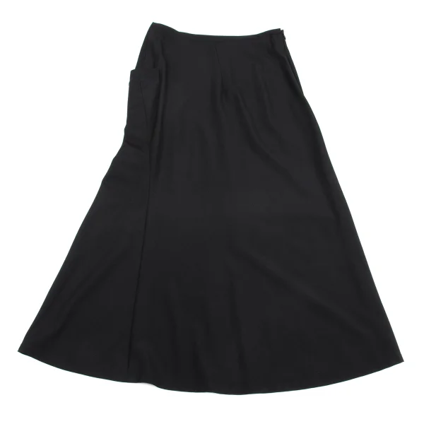 Yohji Yamamoto NOIR Wool Side Pocket Skirt K-160751_009