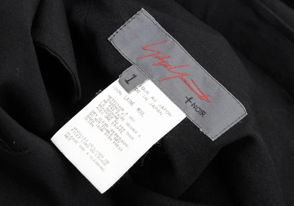 Yohji Yamamoto NOIR Wool Side Pocket Skirt K-160751_012