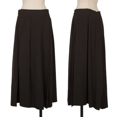 REGULATION yohji yamamoto Wool Cupra Pleated Skirt