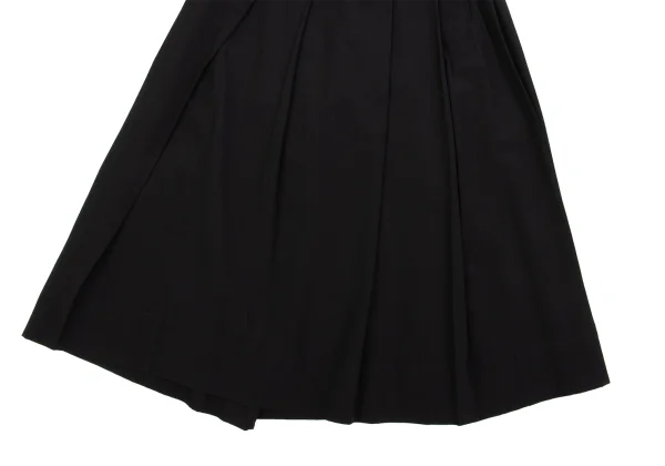 REGULATION yohji yamamoto Wool Cupra Pleated Skirt K-160753_006