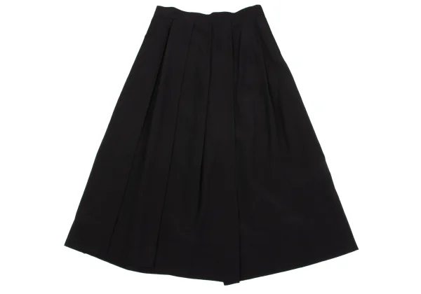 REGULATION yohji yamamoto Wool Cupra Pleated Skirt K-160753_008