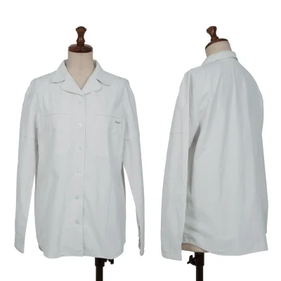 Mademoiselle NON NON Graph Check Open Collar Shirt