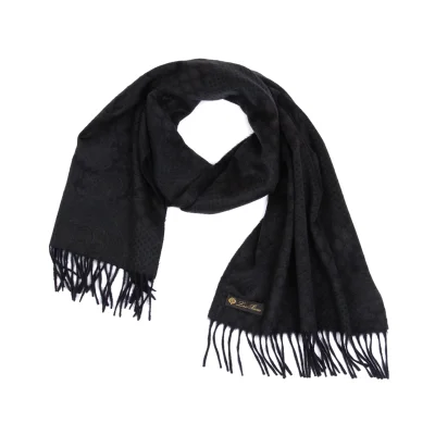 Loro Piana Cashmere Paisley Fringe Stole