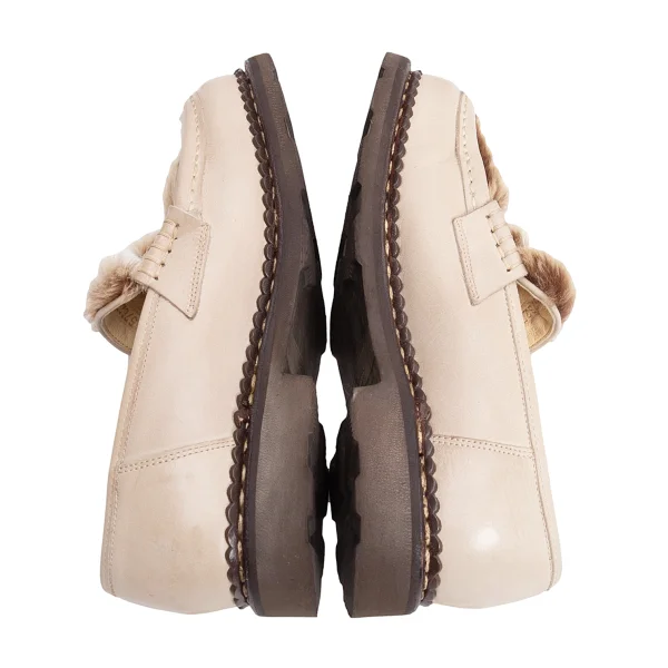 Paraboot ORSAY LAPIN Rabbit Fur Leather Loafer K-160788_011