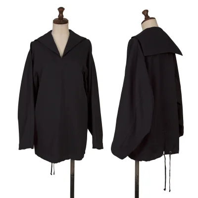 COMME des GARCONS Wool Gaba Sailor Collar Pullover Jacket