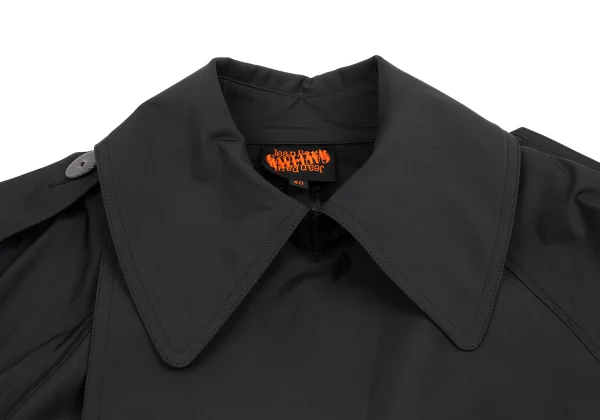 Jean Paul GAULTIER Stretch Poly Drape Hem Coat K-160797_004