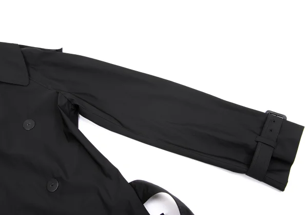 Jean Paul GAULTIER Stretch Poly Drape Hem Coat K-160797_008