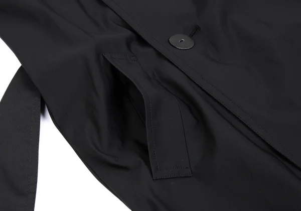 Jean Paul GAULTIER Stretch Poly Drape Hem Coat K-160797_012