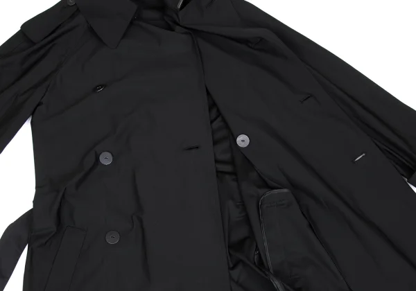 Jean Paul GAULTIER Stretch Poly Drape Hem Coat K-160797_013