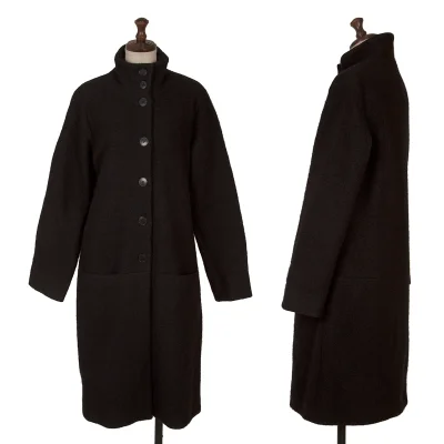 agnes b. Wool High Neck Coat