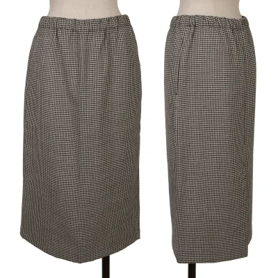 COMME des GARCONS Wool Houndstooth Skirt