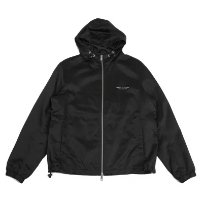 ARMANI EXCHANGE Poly Logo Printed Double Zip Windbreaker