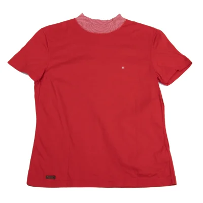 Mademoiselle NON NON Stripe Neck T Shirt