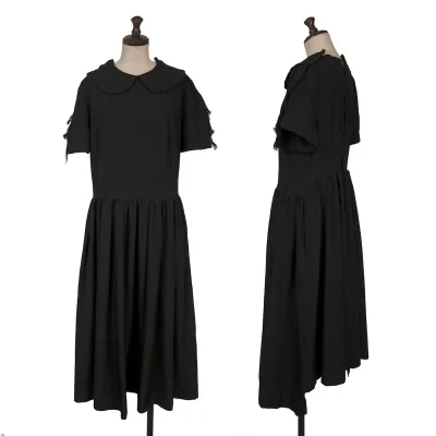 COMME des GARCONS Cutting Poly Short Sleeves Dress