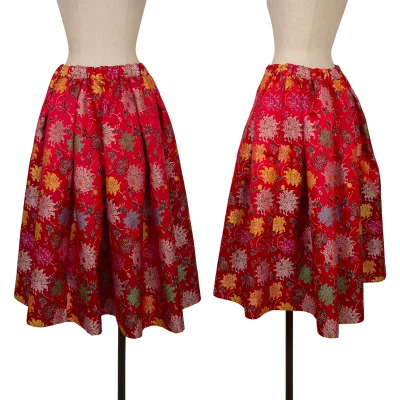 COMME des GARCONS Floral Jacquard Poly Skirt