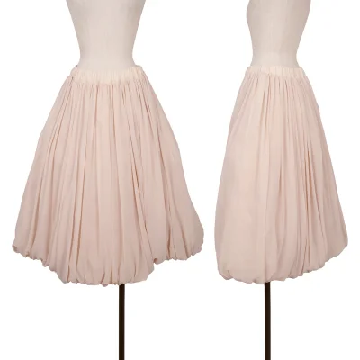 COMME des GARCONS Frill Inside Poly Chiffon Skirt