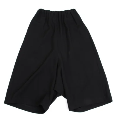 COMME des GARCONS Wool Gaba Wide Dropped Crotch Pants
