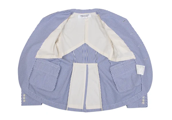 COMME des GARCONS Cotton Striped Jacket K-160850_015
